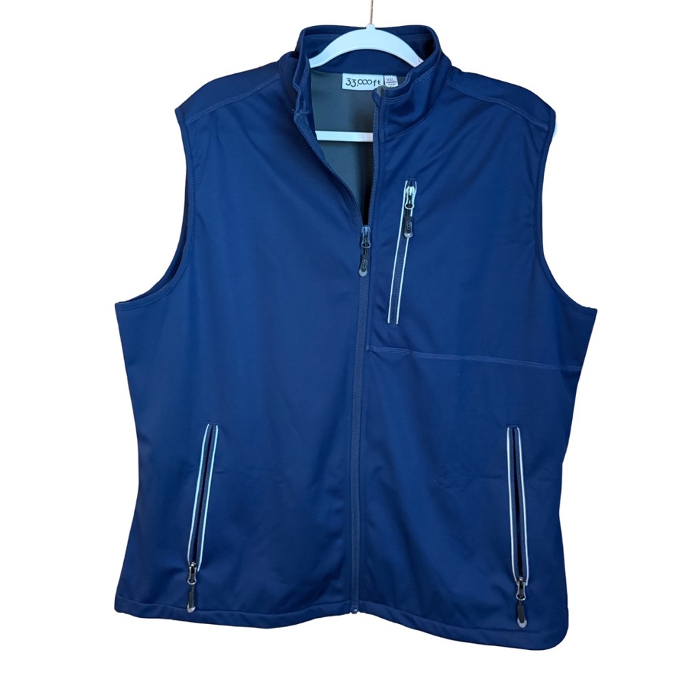 Zip-Up Vest (multiple zippered pockets and reflective features)